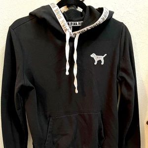 Pink hooded sweatshirt